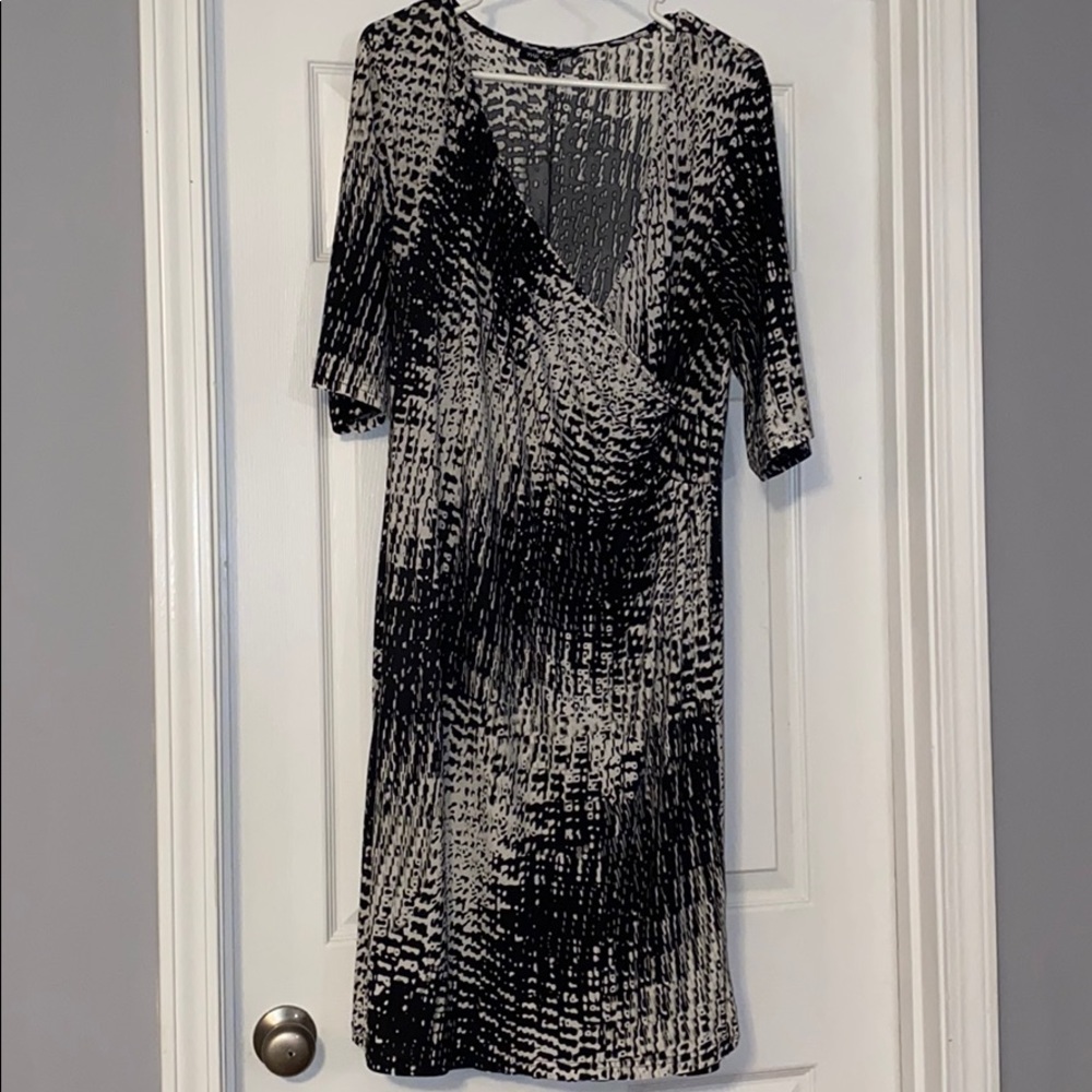 Stunning Faux Wrap Dress